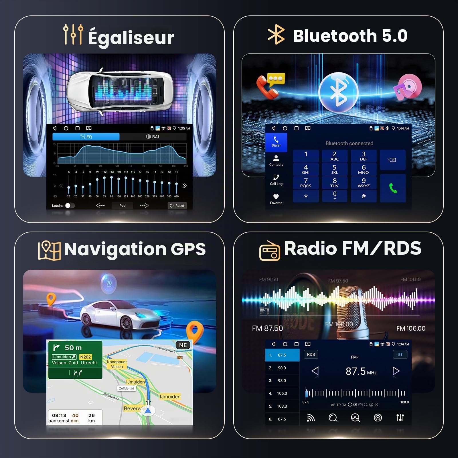 podofo-android-car-radio-autoradio-seat-leon-2-9-2-64g image 5