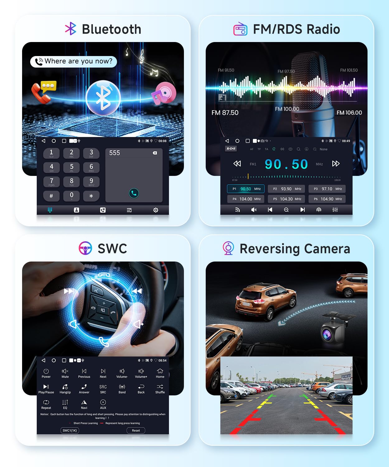 vechtel-autoradio-ford-fiesta-9-pouces-android-15-2-64g-carplay image 5