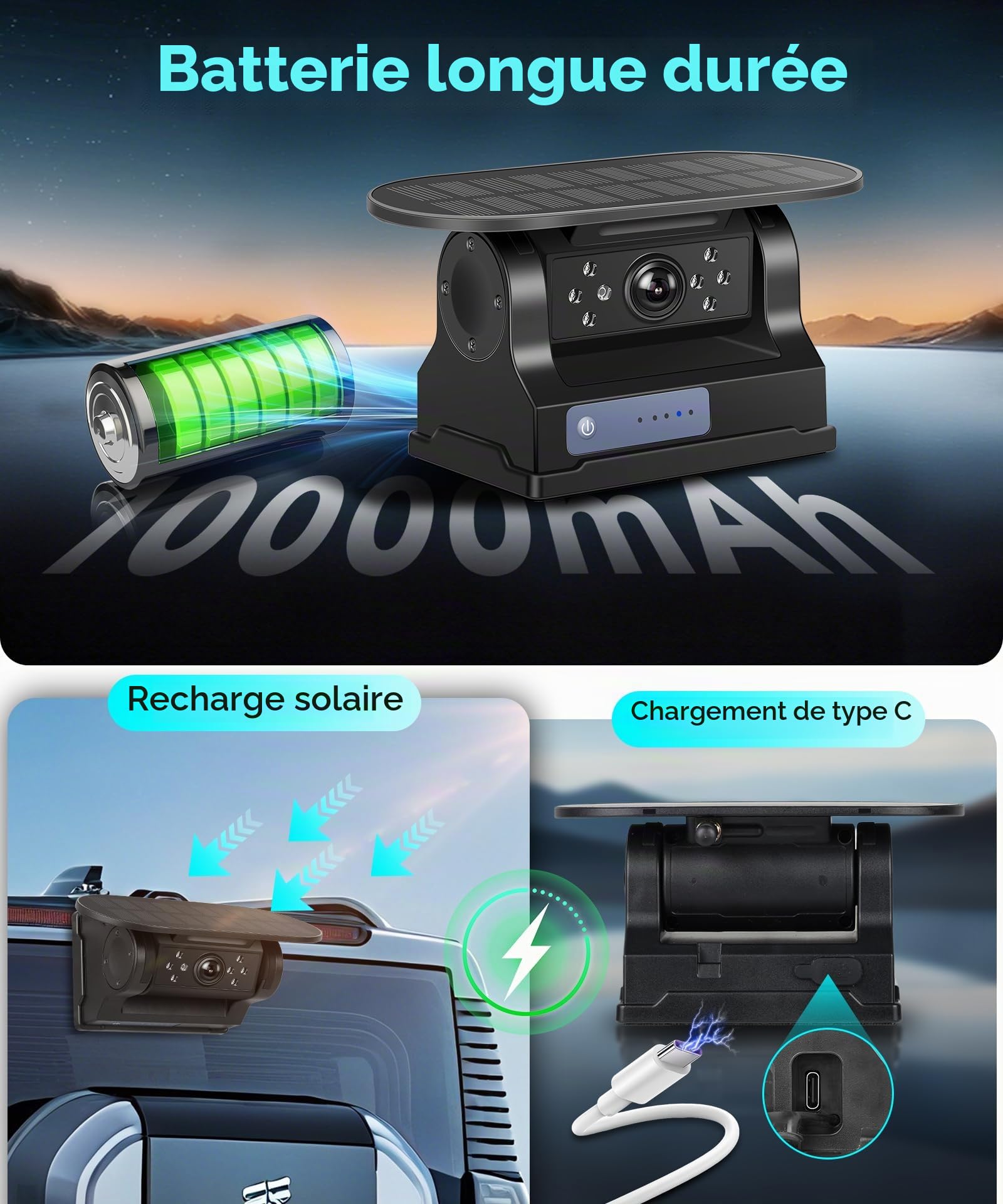 vechtel-cam-ra-recul-sans-fil-solaire-10000-mah-ip68 image 2