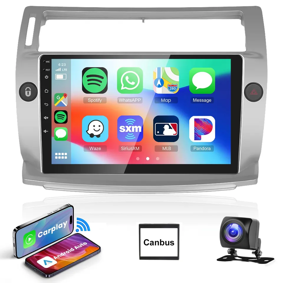 podofo-android-car-radio-autoradio-9-pouces-citro-n-c4-2004-2009 image 1
