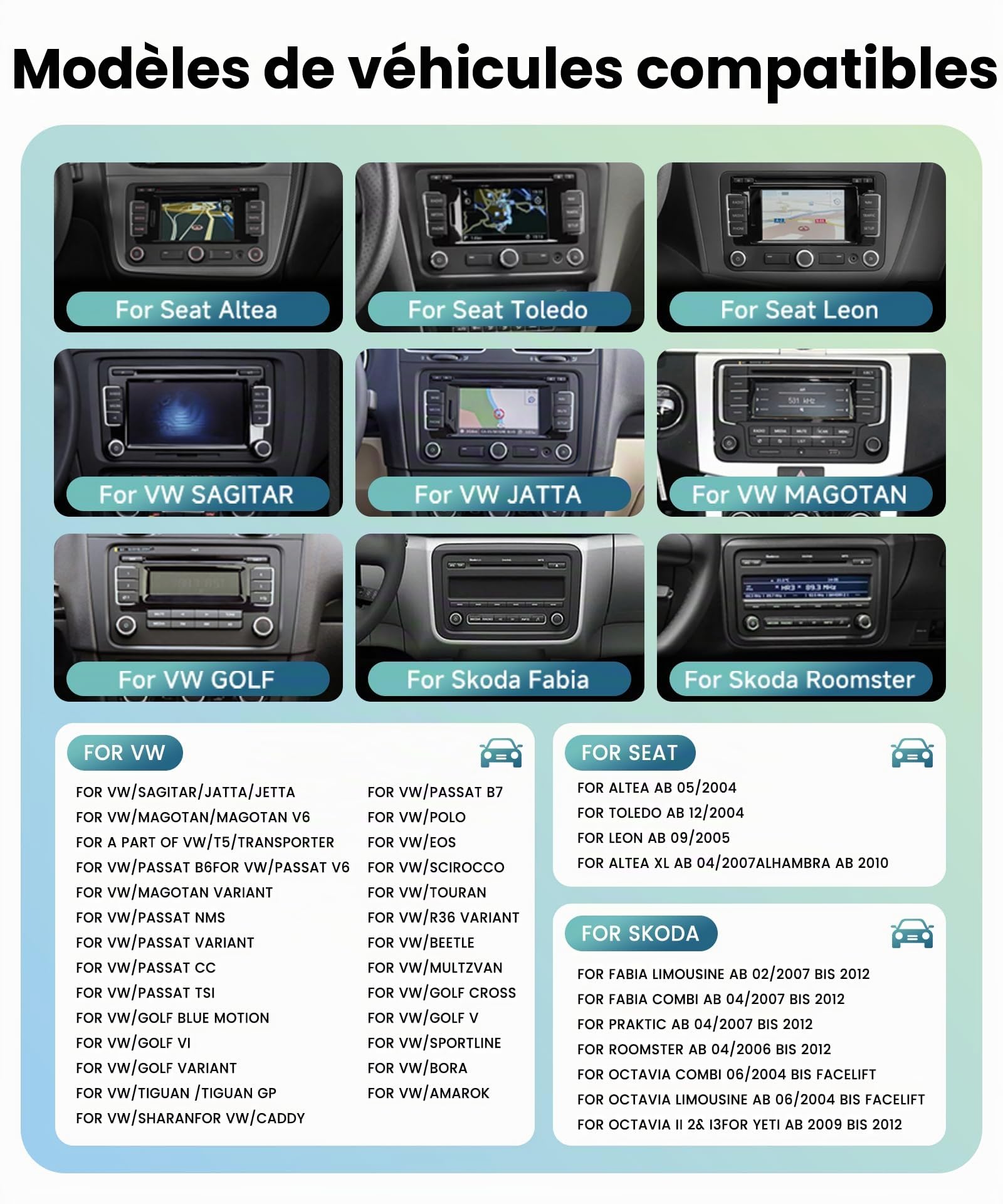 vechtel-autoradio-sp-cifique-v-hicule-vw-golf-9-pouces-6go-128go image 3