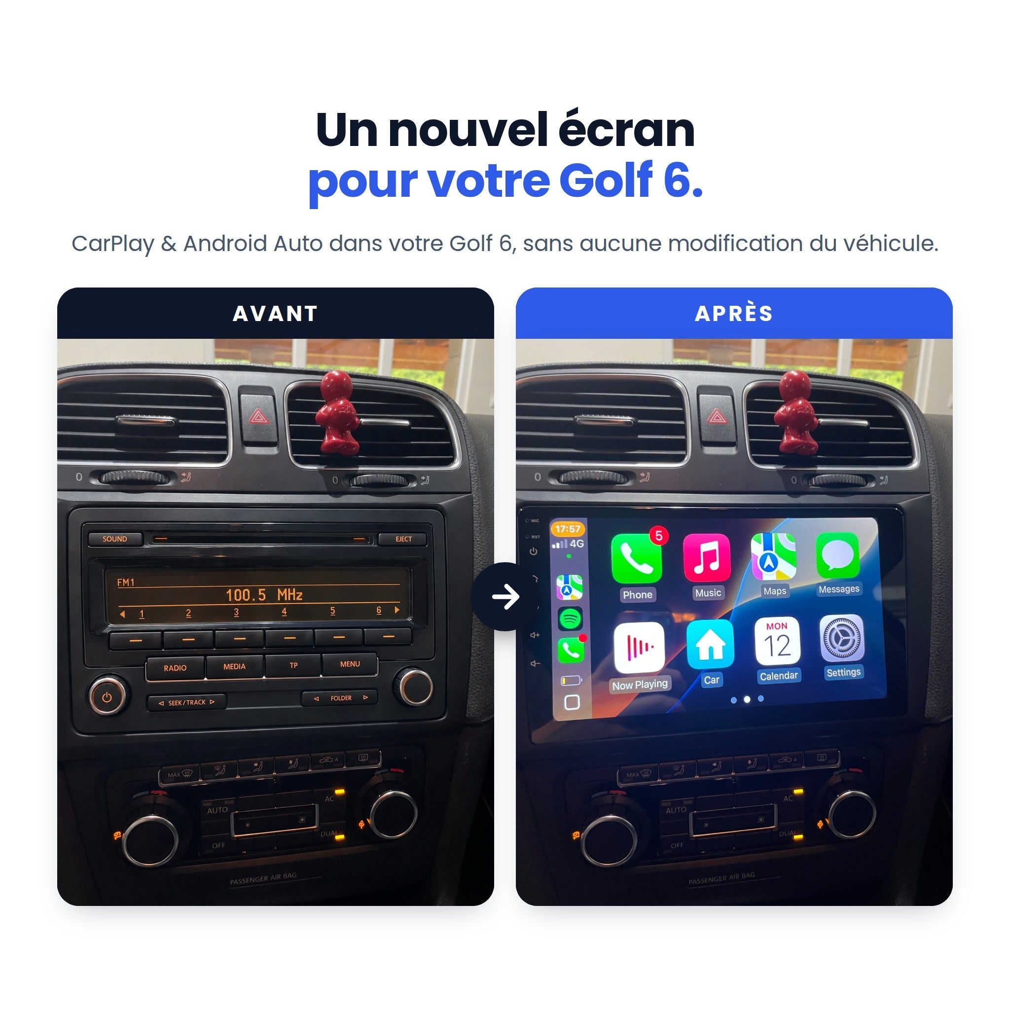 my-carpplay-carplay-vw-golf-6-autoradio-optimal-sans-fil image 2