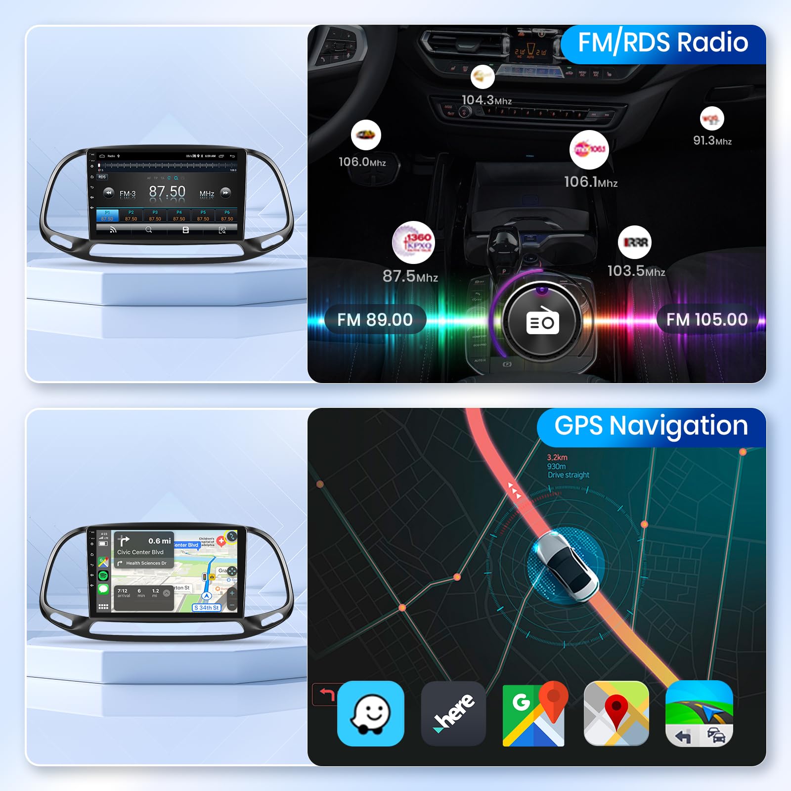 podofo-fiat-doblo-2015-2019-autoradio-9-2-64g-carplay image 5
