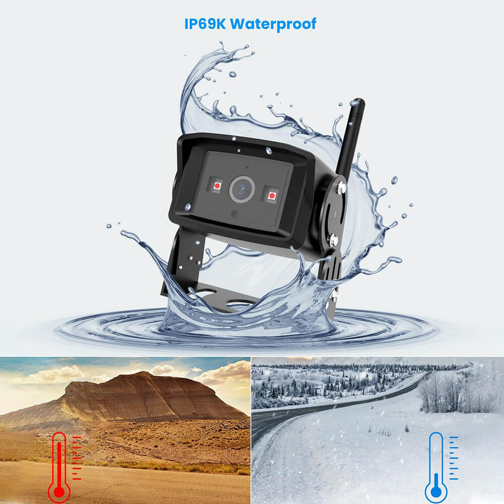auto-vox-w10-kit-cam-ra-de-recul-sans-fil-7-1080p-grand-angle image 3