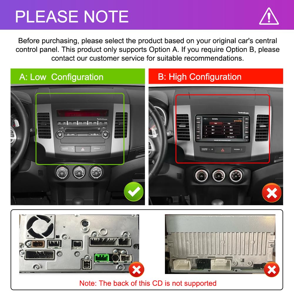 podofo-android-car-radio-autoradio-9-pouces-outlander-4007-c-crosser image 5