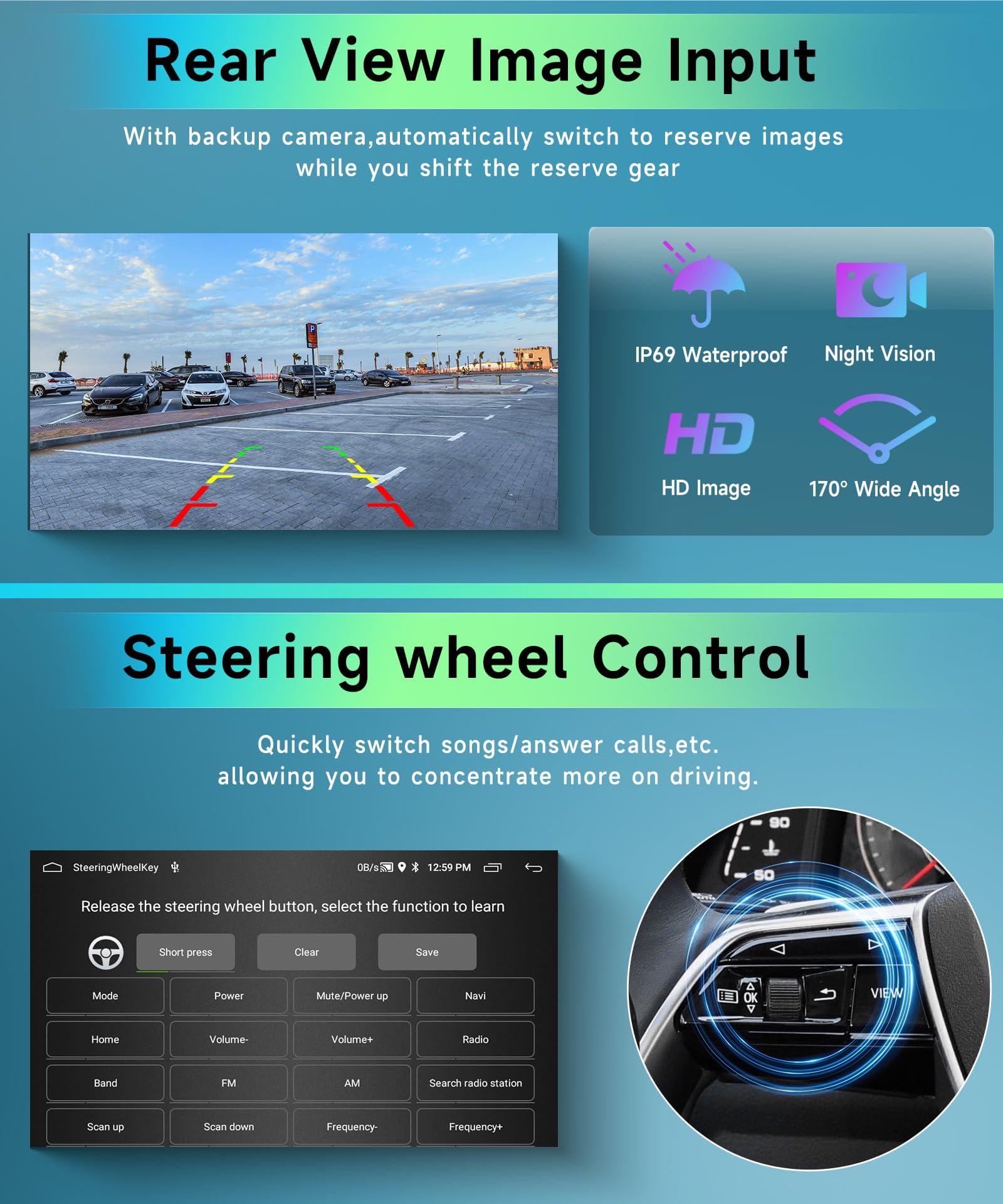 podofo-android-car-radio-10-1-autoradio-2-din-carplay-2-64-go image 5
