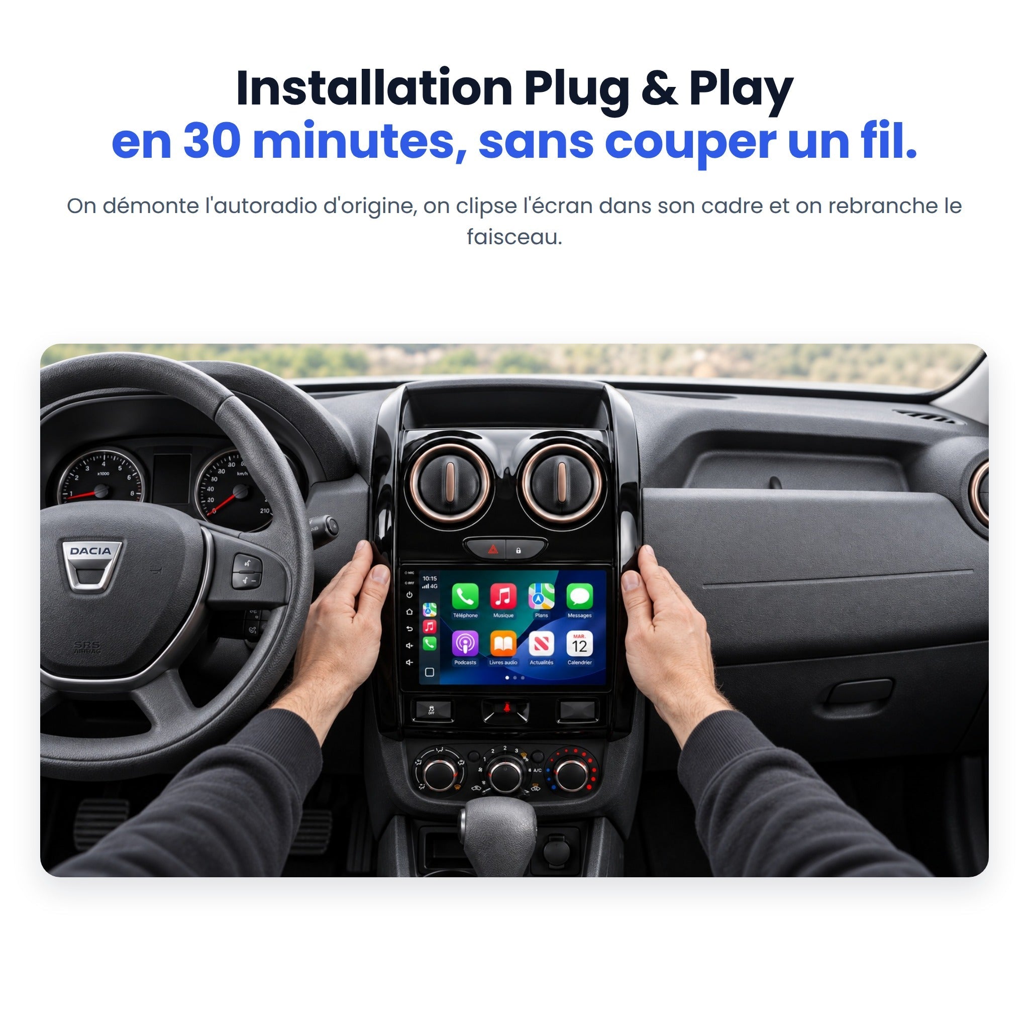 my-carpplay-dacia-duster-autoradio-carplay-pack-optimal-sans-fil image 4