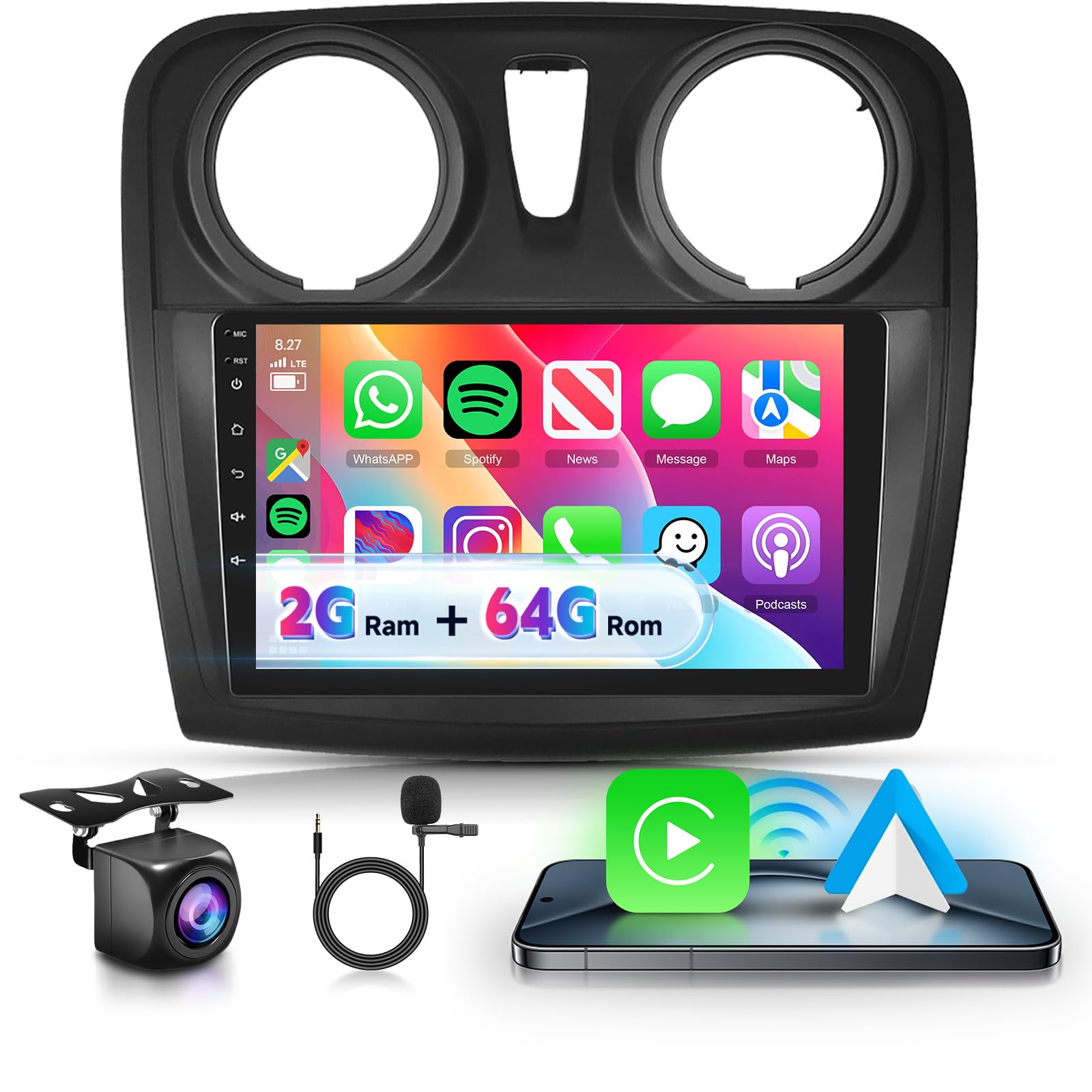 vechtel-autoradio-sandero-2-9-4-64g-android-15-carplay image 8