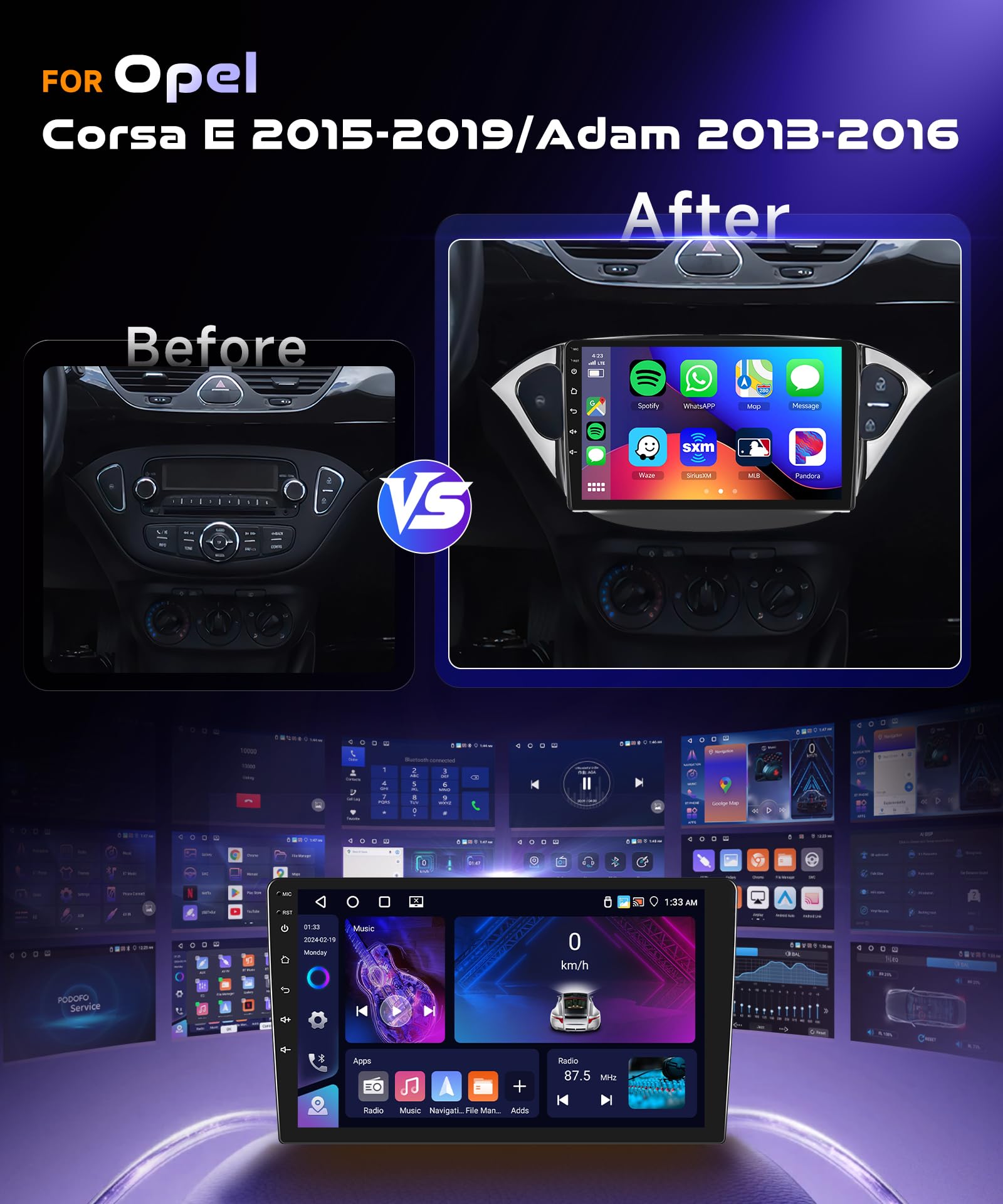 vechtel-autoradio-opel-corsa-e-adam-9-pouces-4g-64g-dsp image 2