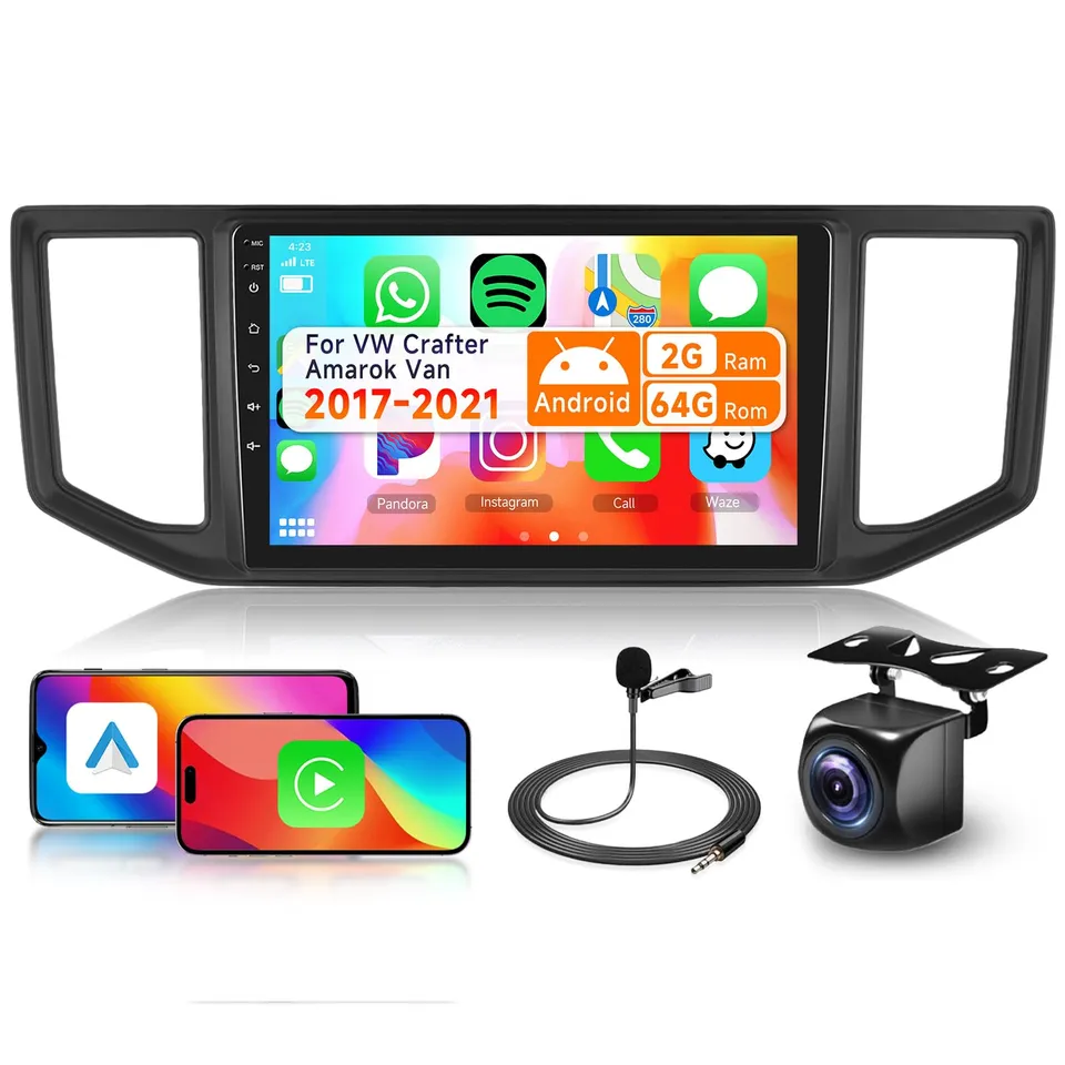 vechtel-autoradio-crafter-amarok-10-android-13-2-64g-gps image 1