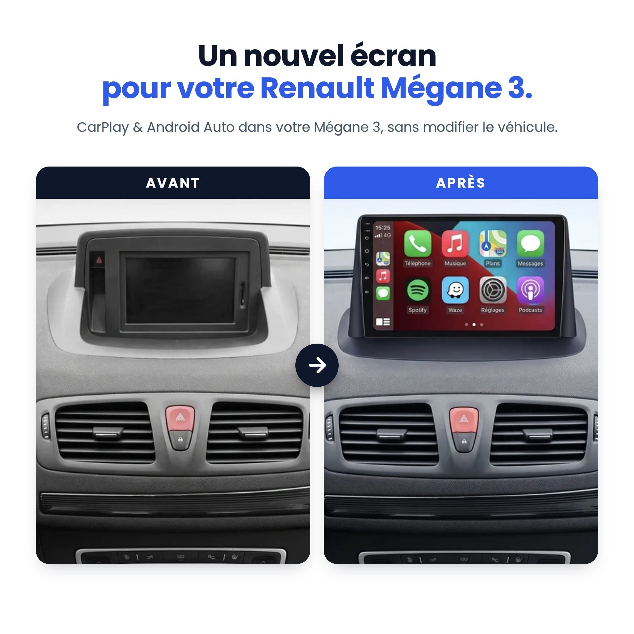 my-carpplay-renault-m-gane-3-autoradio-carplay-optimal-sans-fil image 2