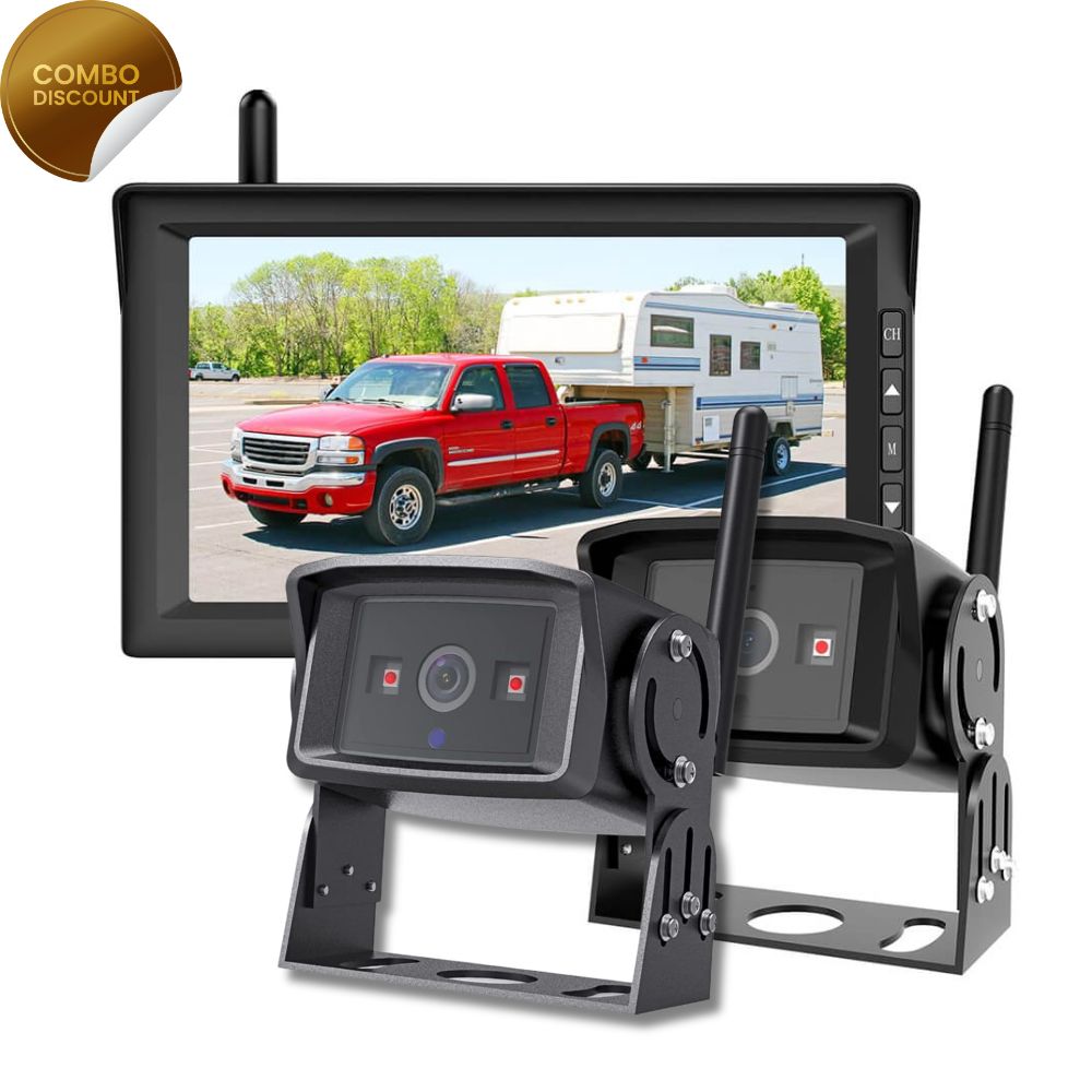 auto-vox-w10-kit-cam-ra-de-recul-sans-fil-7-1080p-grand-angle image 2