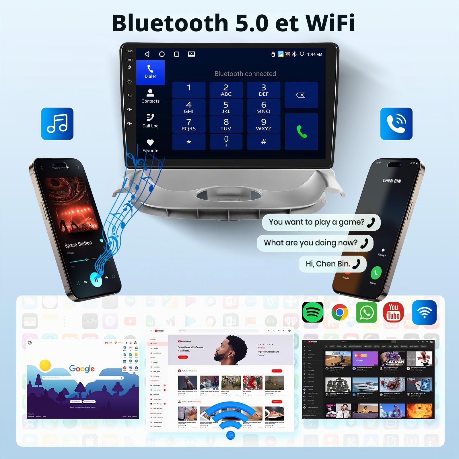 podofo-android-car-radio-autoradio-9-pouces-4-64-go-peugeot-206-c2 image 6