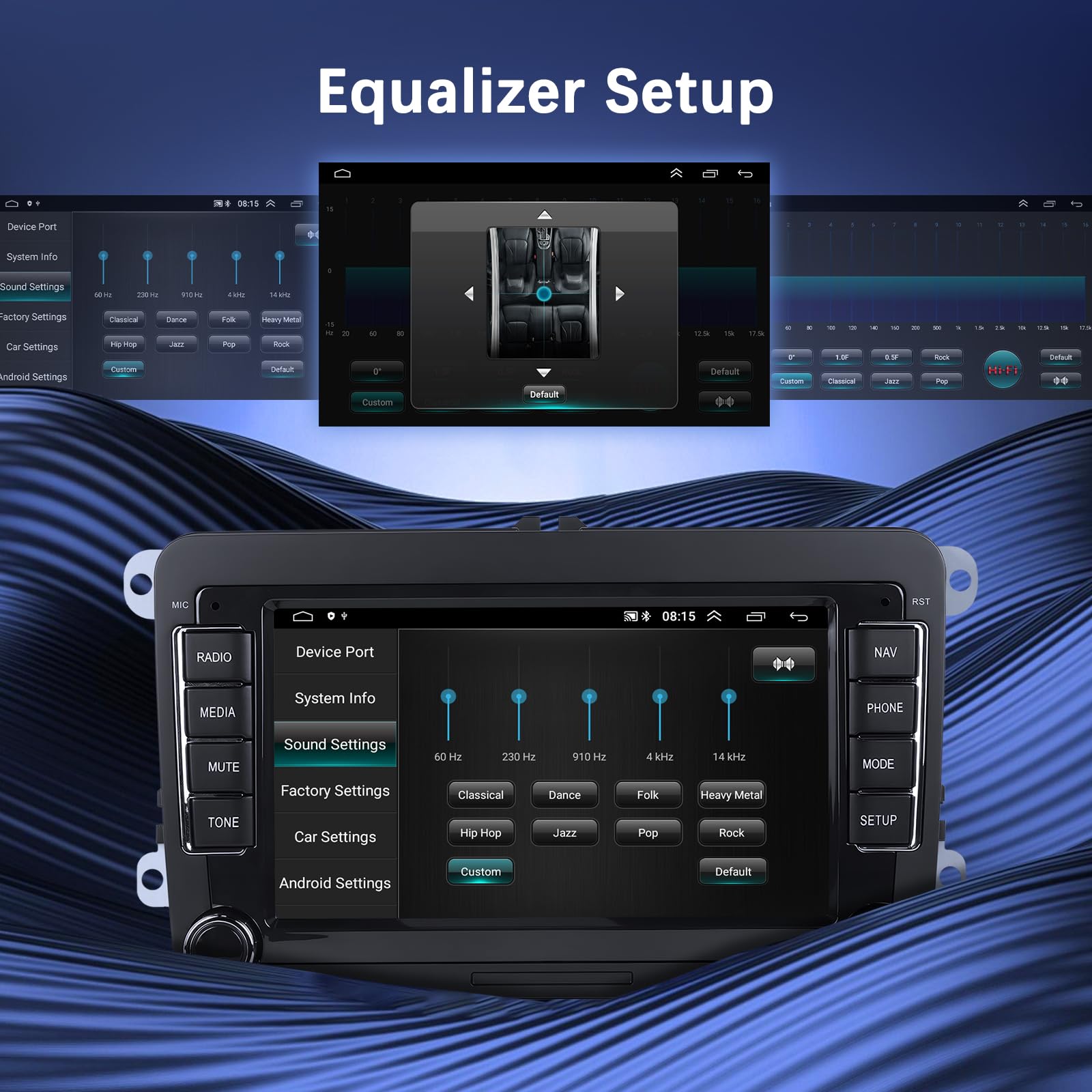 podofo-android-car-radio-autoradio-7-pouces-vw-cam-ra-recul image 4