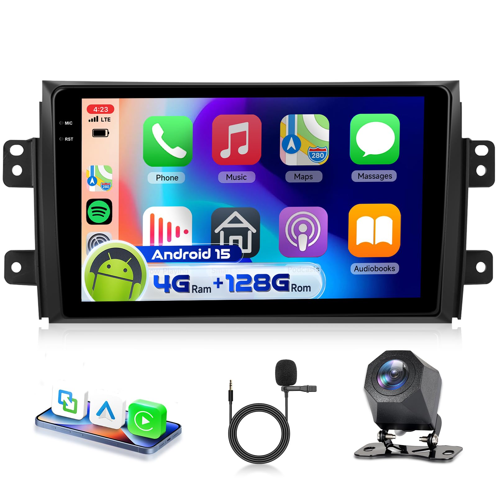 vechtel-suzuki-sx4-2006-2013-autoradio-9-4g-128g-carplay image 1