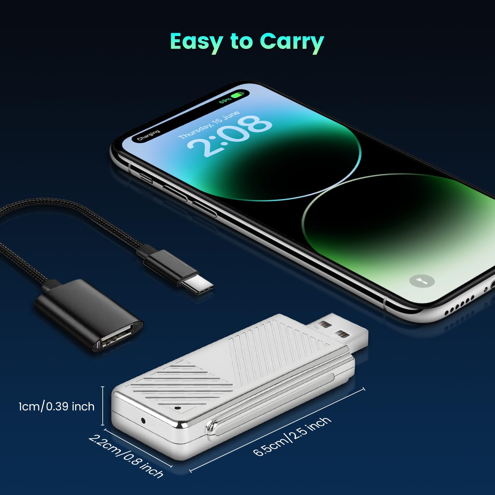 podofo-carplay-ai-box-adaptateur-android-auto-sans-fil-mini image 7