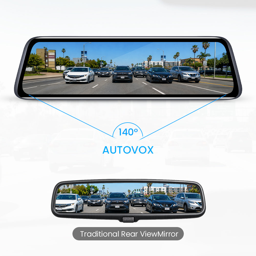auto-vox-t9-dashcam-cam-ra-recul-1080p-tactile-2-en-1 image 2