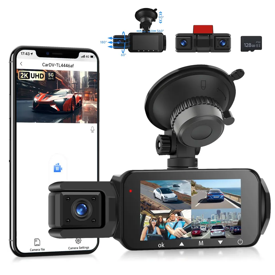 vechtel-dashcam-2k-wifi-cran-3-vision-nuit-128-go image 1