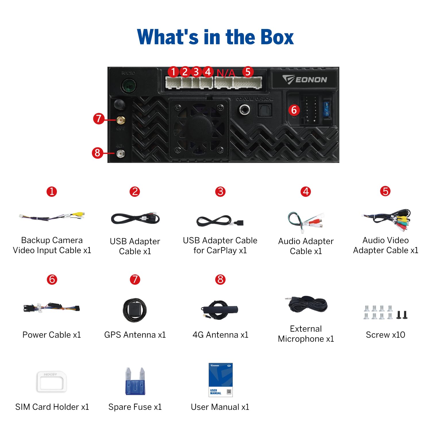 eonon-universal-car-stereo-10-1-pouces-android-autoradio-8-128-go image 8