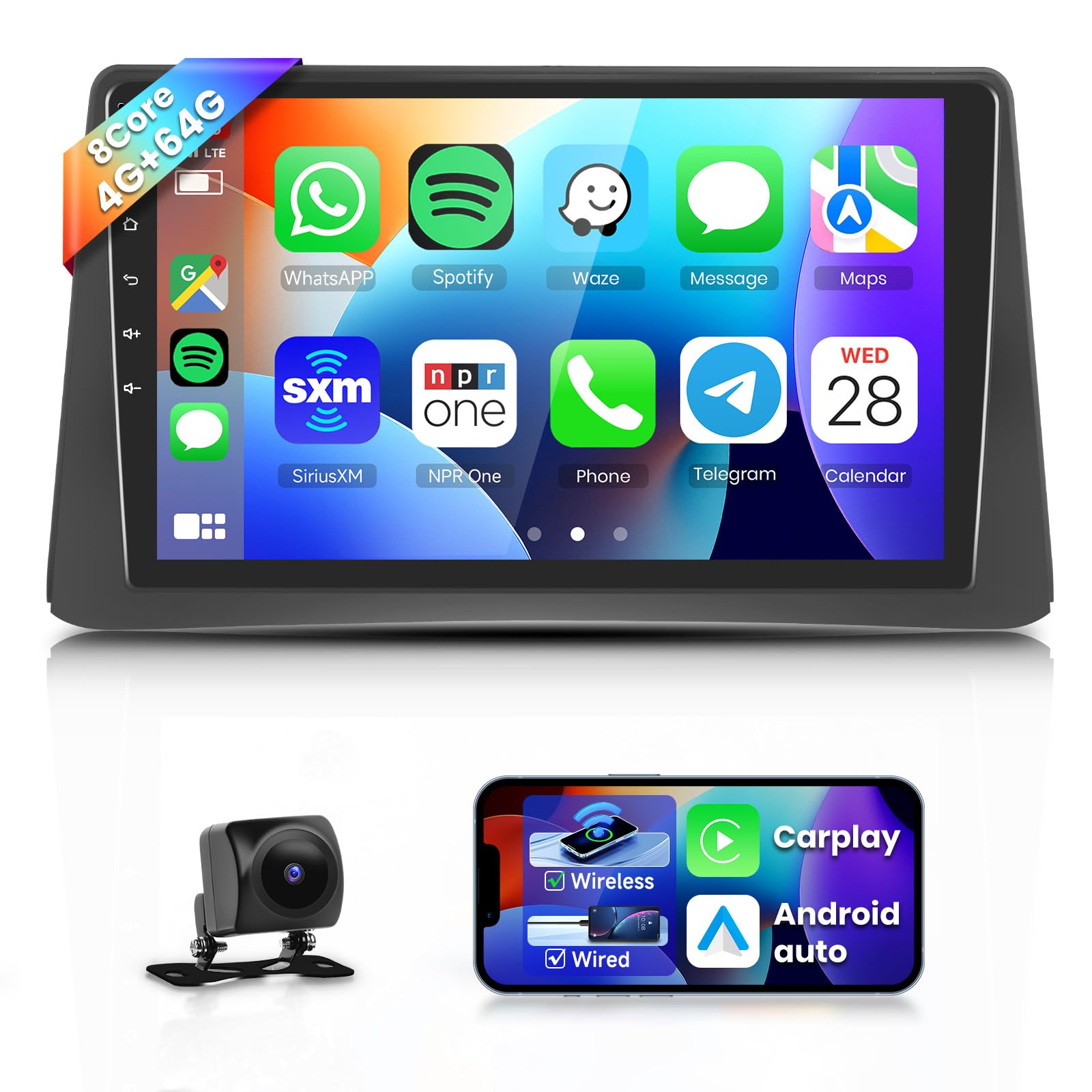 vechtel-mokka-1-9-autoradio-android-4-64-go-carplay-8-c-urs image 1