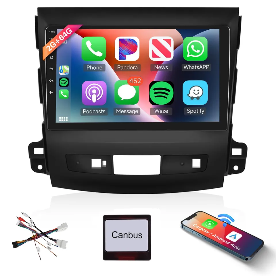 podofo-android-car-radio-autoradio-9-pouces-outlander-4007-carplay-cam-ra image 1