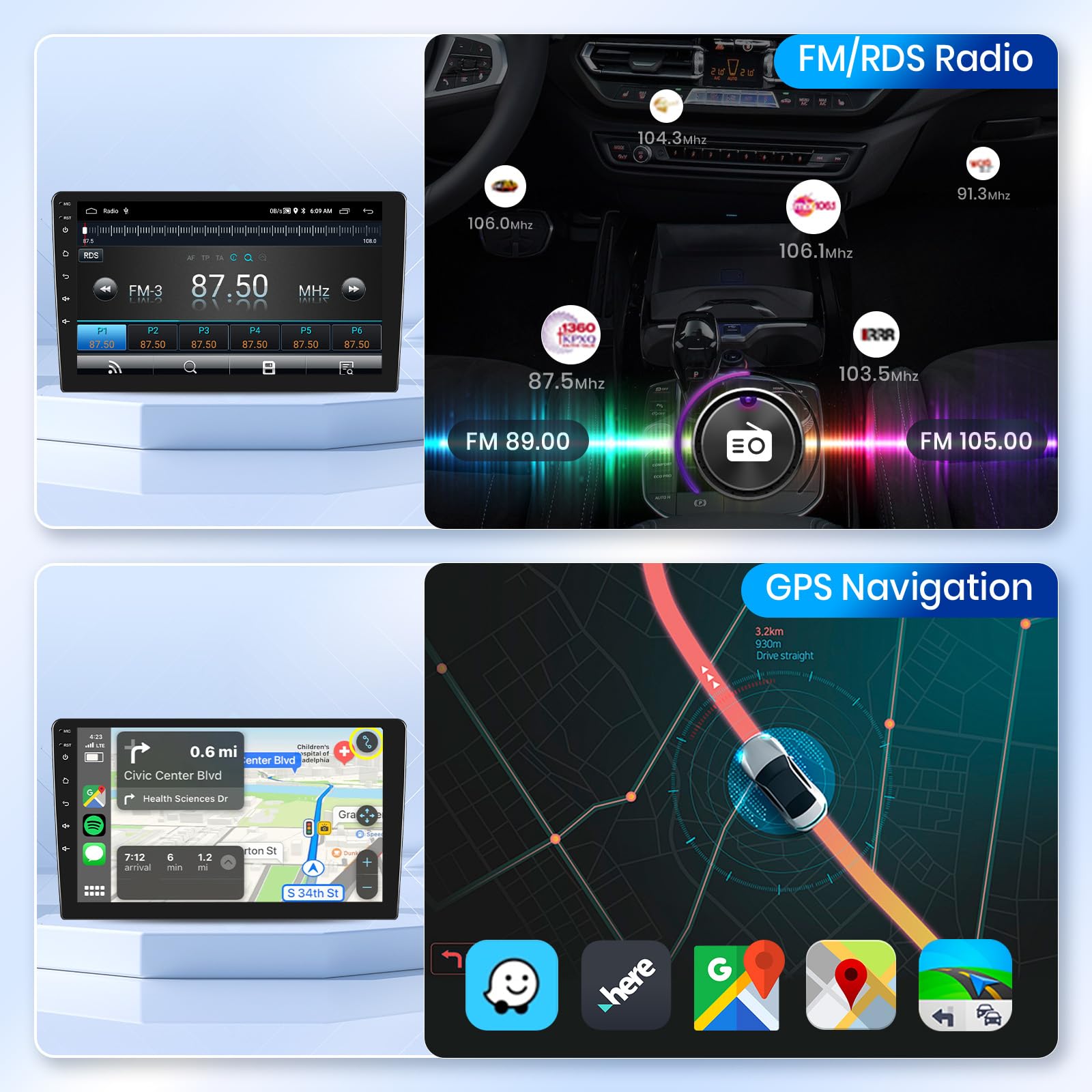 podofo-android-car-radio-autoradio-ibiza-9-2-64g-carplay image 5