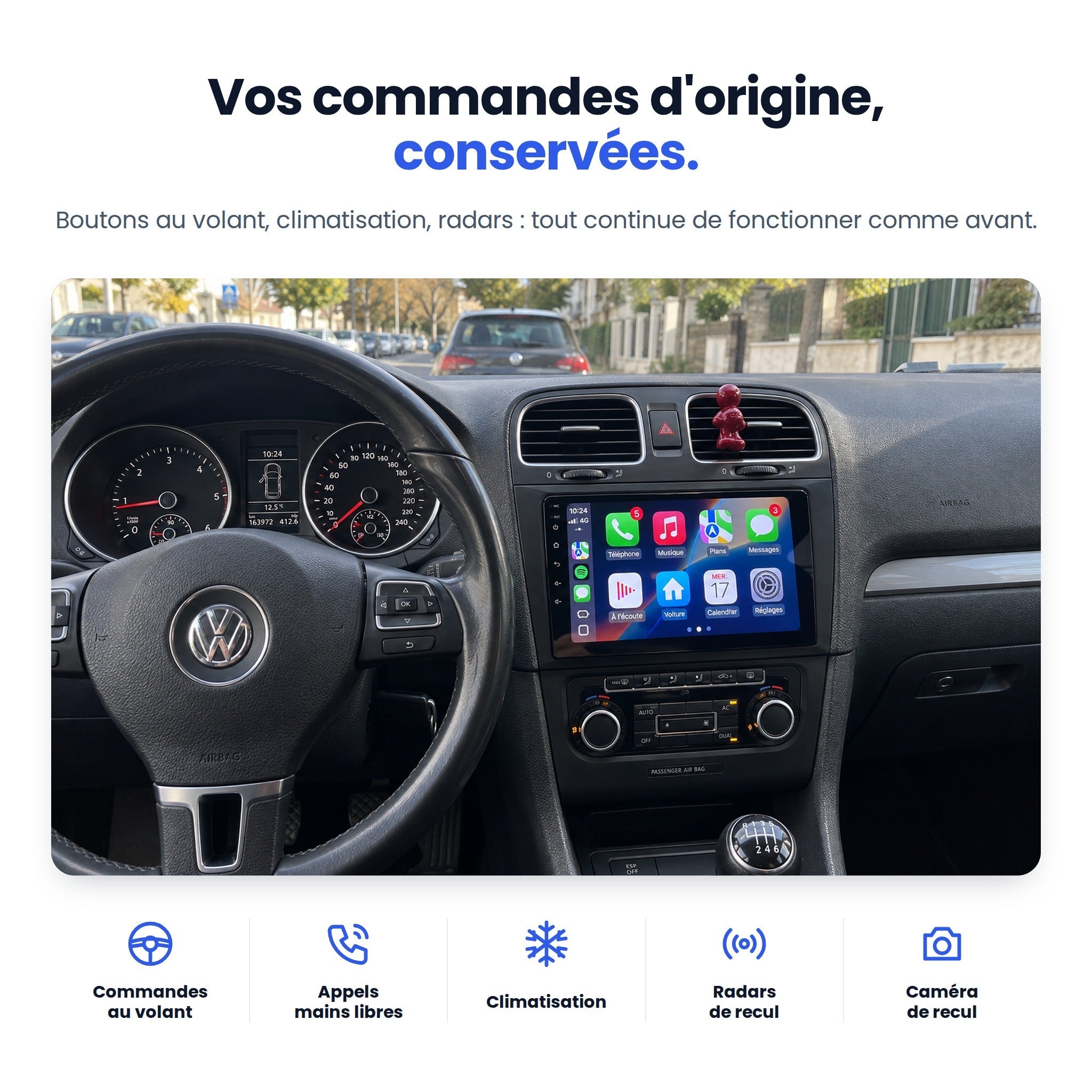 my-carpplay-carplay-vw-golf-6-autoradio-optimal-sans-fil image 5