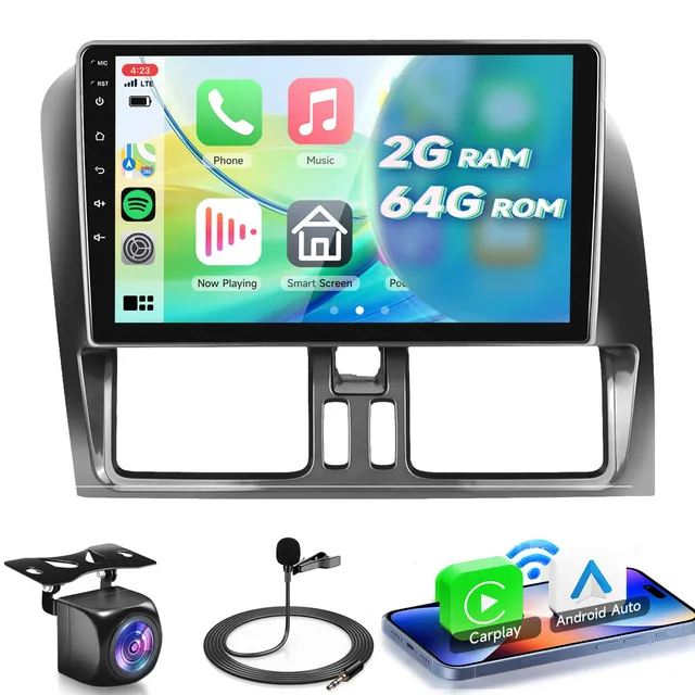 vechtel-autoradio-volvo-xc60-9-pouces-android-15-dab-carplay image 1