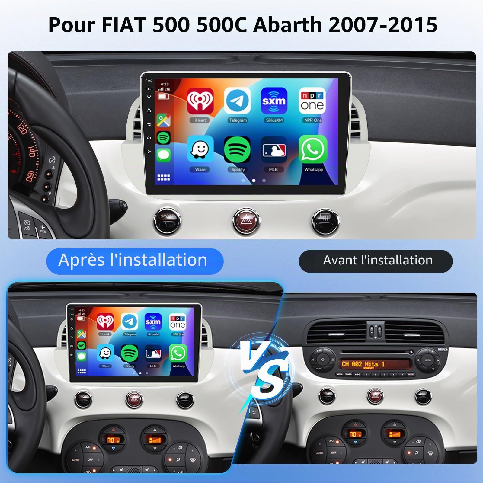 vechtel-autoradio-fiat-500-2007-2015-9-pouces-android-2-64g image 2