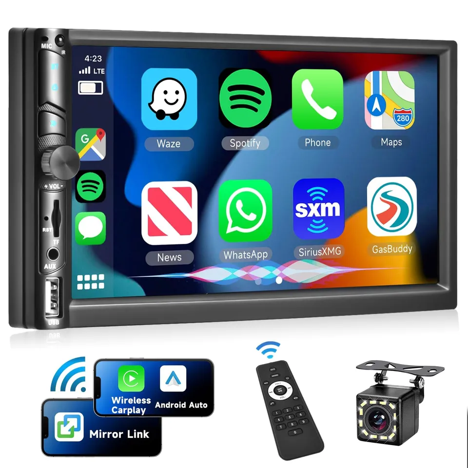 vechtel-autoradio-2-din-7-carplay-sans-fil-avec-cam-ra image 1