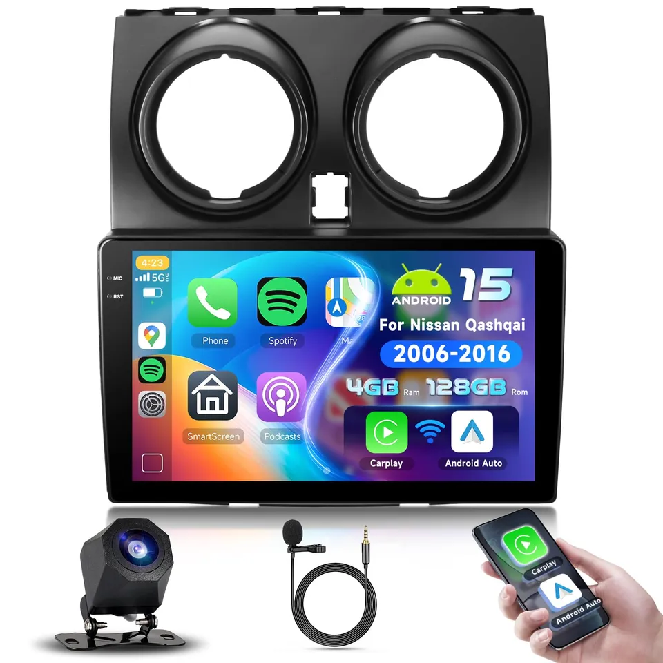 podofo-android-car-radio-autoradio-9-qashqai-j10-4-128g image 1