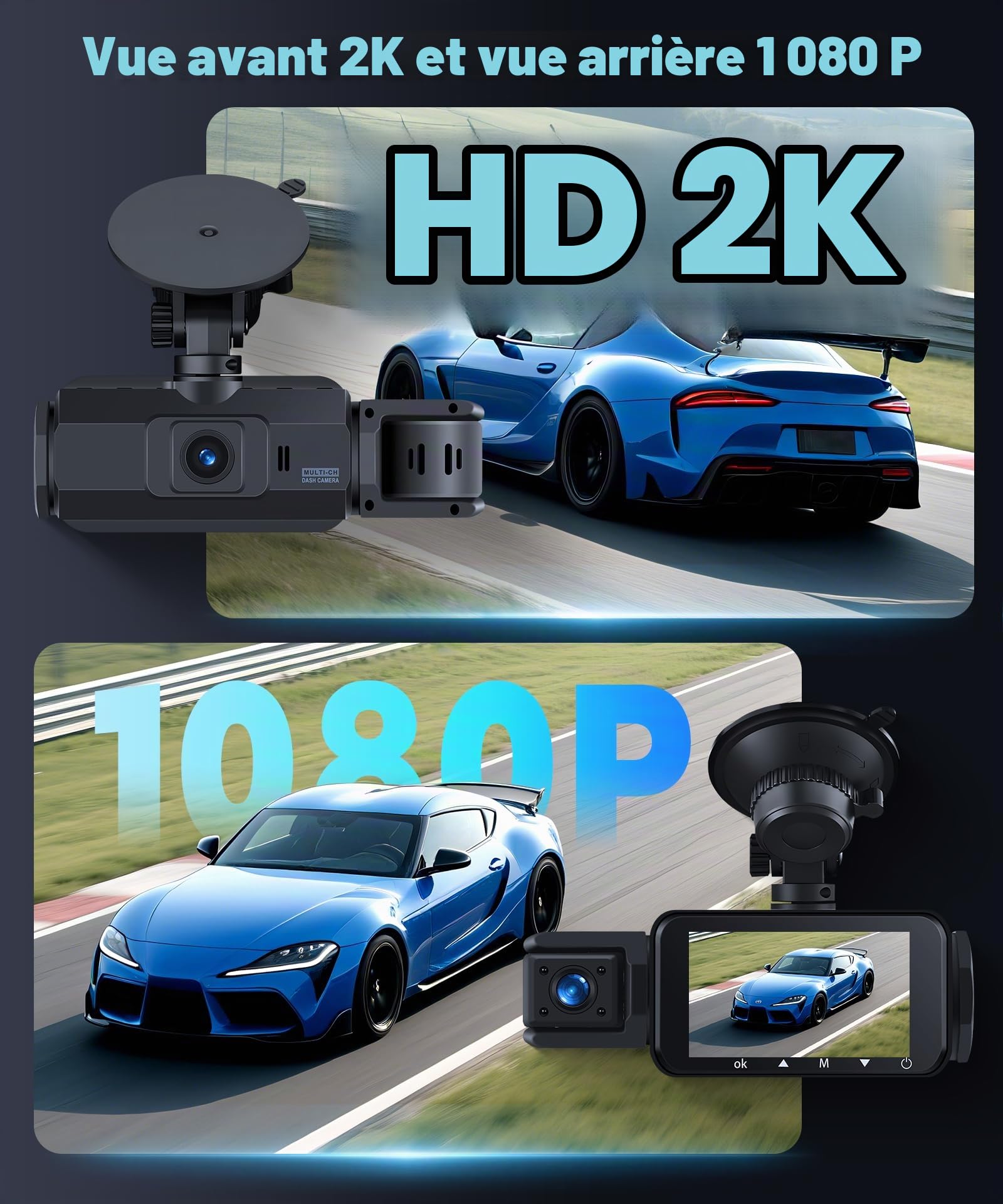 vechtel-dashcam-2k-wifi-cran-3-vision-nuit-128-go image 3