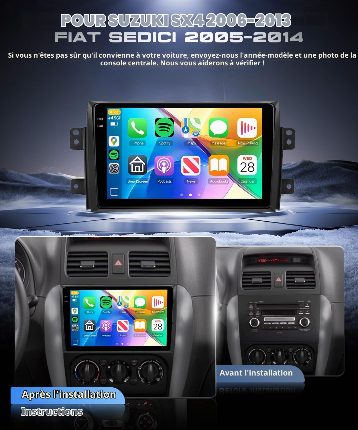 vechtel-autoradio-android-15-suzuki-sx4-9-4g-128g-carplay image 2