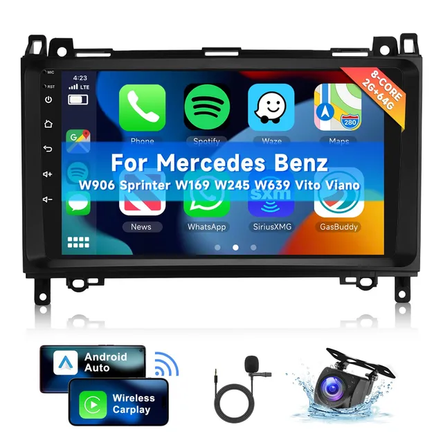 vechtel-autoradio-mercedes-sprinter-w906-9-pouces-android-2-64g-dsp image 1