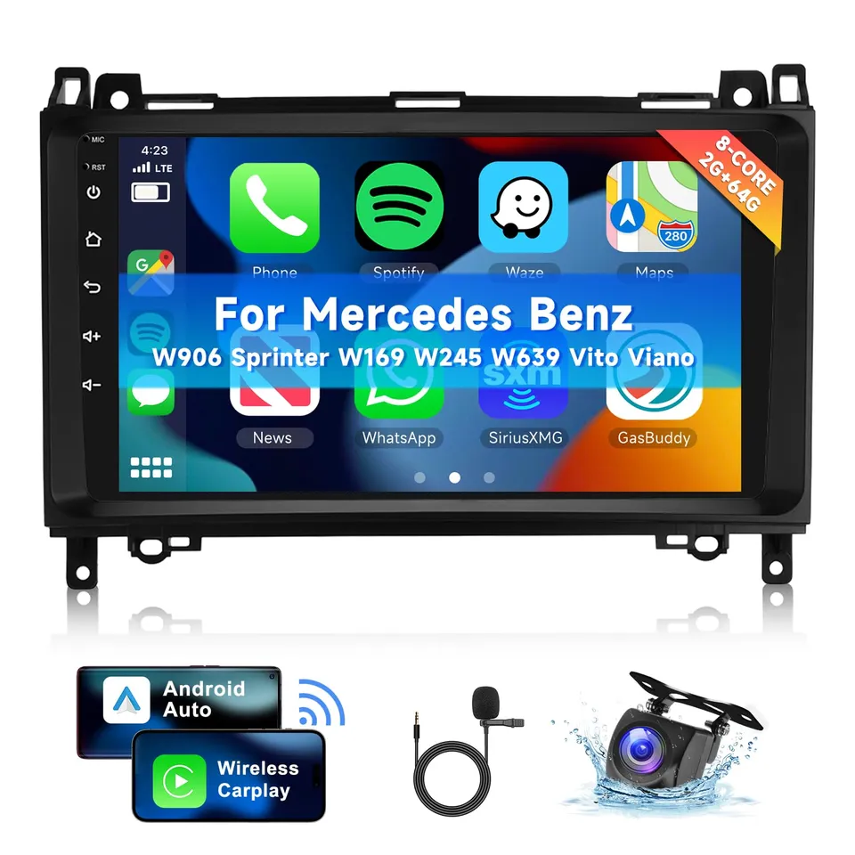 vechtel-autoradio-mercedes-sprinter-w906-9-pouces-android-2-64g-dsp image 1